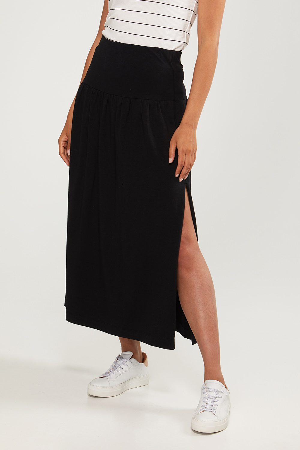 long jersey skirts